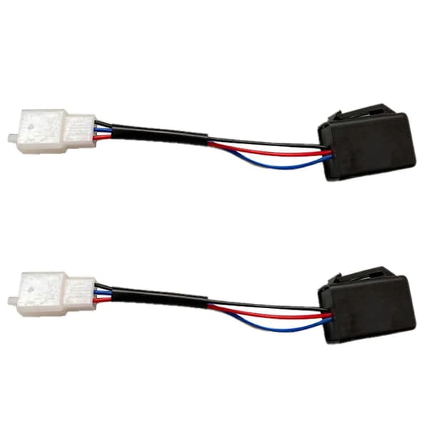 2X Blinkrelé for Elsykkel 12V Elektrisk Sykkel Blinklys med Summing Elektrisk Scooter Tilbehør
