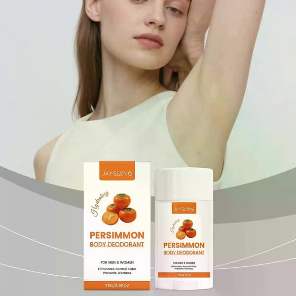 Persimmon Body Deodorant Stick, 75g Hydrating & Odor-Neutralizing Solid Perfume For All-Day Freshness 1PCS