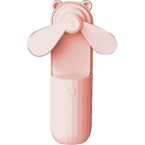 Mini bærbar ventilator, bærbar ventilator med dobbeltblad, lille personlig bærbar ventilator