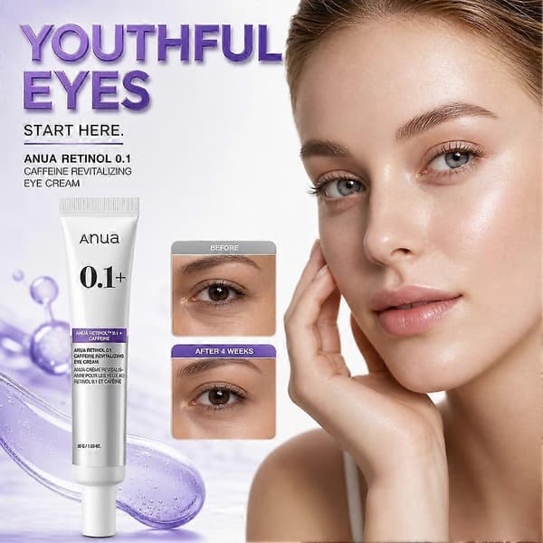 Retinol 0.1 Koffein Revitaliserande Ögonkräm - 30g