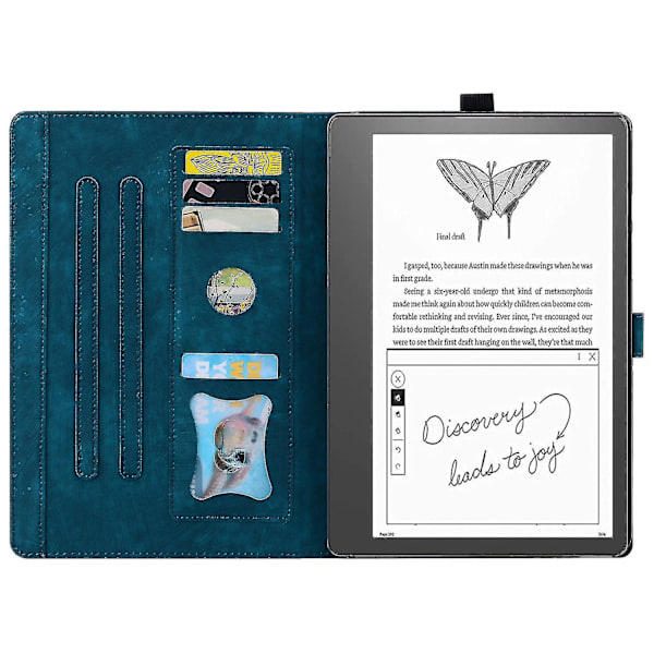 Sakura Cat case Amazon Kindle Scribelle 10.2 2022 Blue