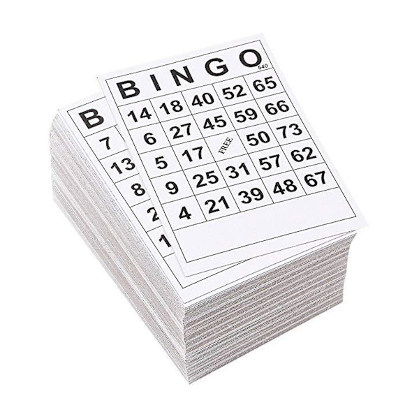 Klassiska bingobrickor 0-75 Roligt familjespel Bingobiljetter Spel för familj Vuxna Barn_Newway