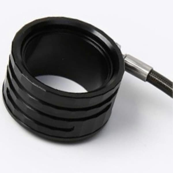 Universal bagstøddæmper forudindstillelig ring modificeret aluminiumslegering cylinder tilbehør rød Red    black