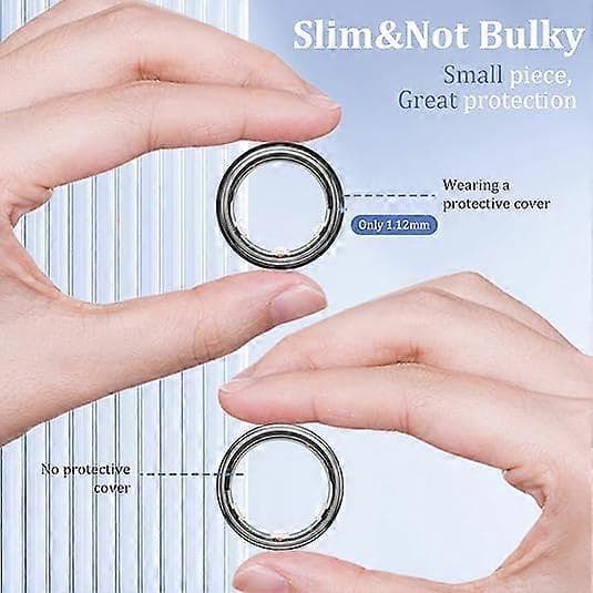 Silikonringbeskytter for Oura Ring Gen 3, elastisk ringdeksel for Oura Ring Gen 3 for trening M