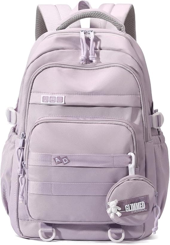 Tyttömäinen lasten reppu (violetti)