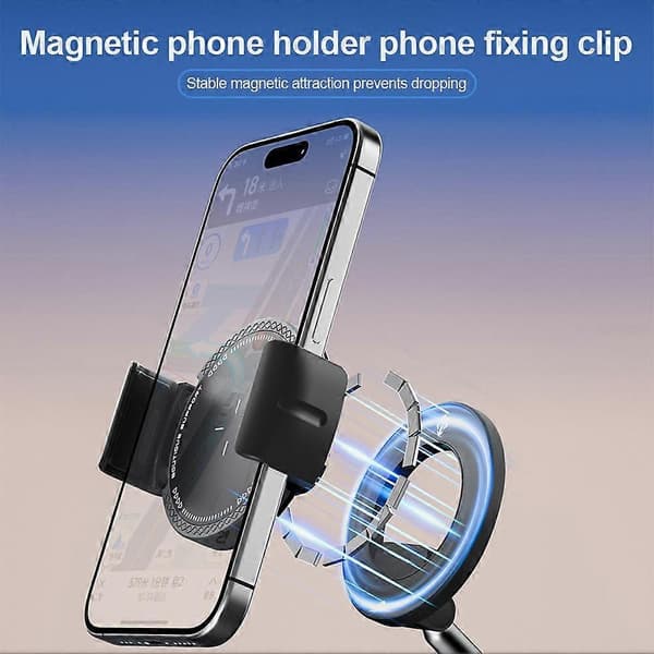 Magnetisk telefonklips Telefonholder Biltelefonholder Magnetisk multifunksjonell navigasjon Vakuumadsorpsjon Magnetisk telefonholder Tilbehør