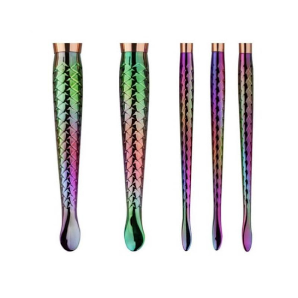 7 kpl meikkisiveltimiä - Mermaid Multicolor Multicolor