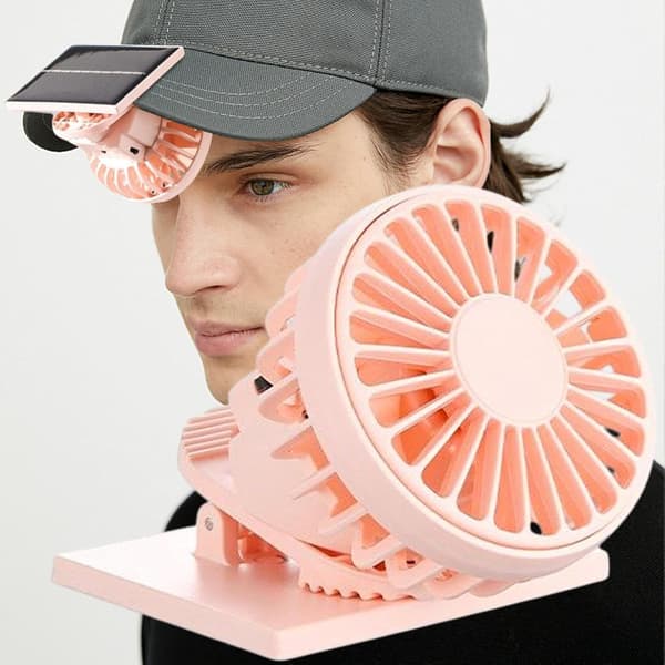 Clip-on ventilator – Bærbar solcelleventilator