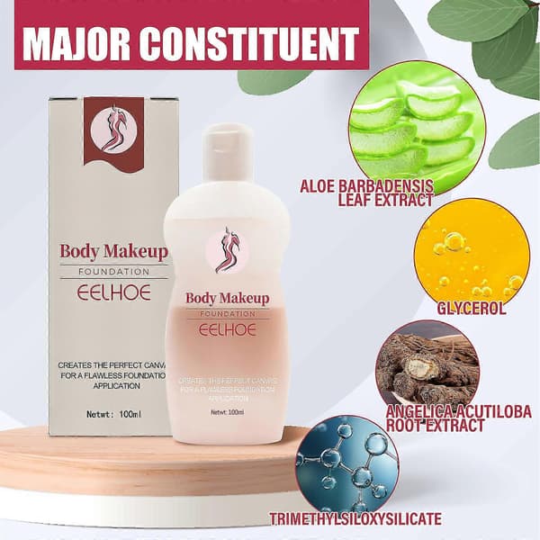 Makeup Foundation, benmakeup, 100 ml Fix Makeup Coverage Foundation, vandfast Foundation Makeup Coverage til pletter 1pc
