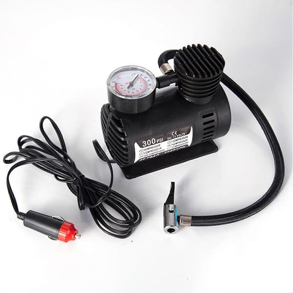 300PSI 12V Mini Luftkompressor Bil Elektrisk Dekk Luftpumpe Mini Luftkompressor