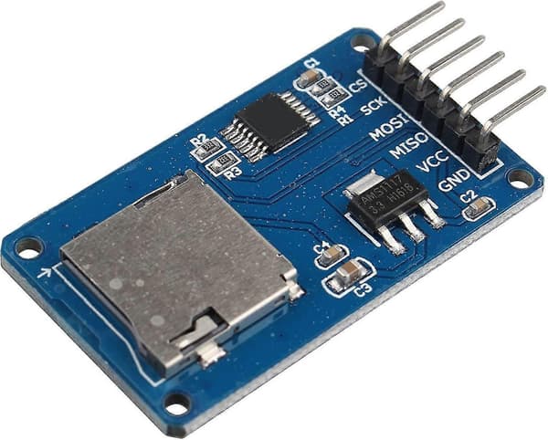 Pcs Spi Reader Micro Sd Minneskort Tf Minneskort Sköldmodul Läs Skriv Data Kompatibel Med Arduino Raspberry Pi+dgi