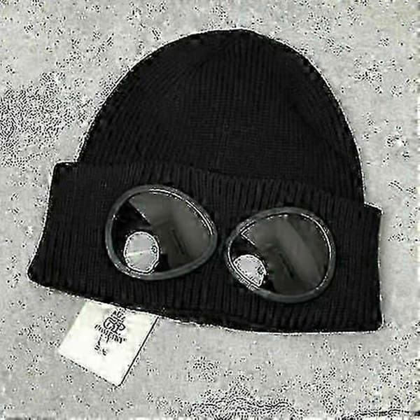 CP strikket lue for menn Black
