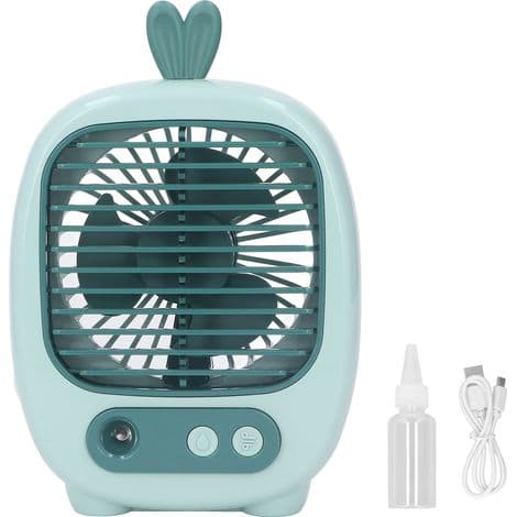 Liten 3-trinns bordvifte med luftfukter, 1200mAh oppladbart USB-batteri