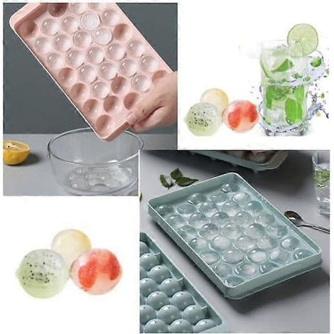 Sæt med 2 iskugler / isskeer / iskugler / isform, chokolade / multiformet gelé