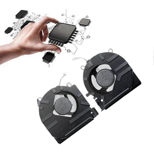 80W CPU GPU kjølevifte for HP Victus RTX3050 16-D 16-E TPN-Q263 /4 erstatningskjøleribbevifte