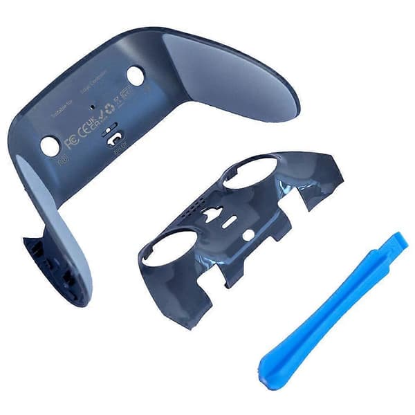 Til PS5 Edge Top Bund Dekorativ Trim Skal Udskiftning Front Bag Clip Skal til PS5 Edge Trådløs Controller Grå Gray