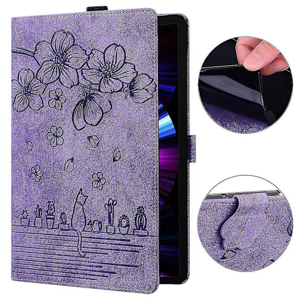 Sakura Cat læderetui til Amazon Kindle Scribe 10.2 2022 Purple