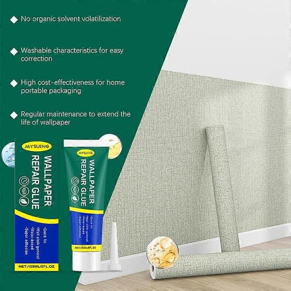 Tapetin korjausliima, käyttövalmis, pitkäkestoinen 3pcs