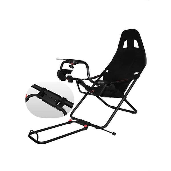 Simuleret racerbil pedal fast forbindelse forstærkningssæt til Challenger sæde Playseat modifikation Noir