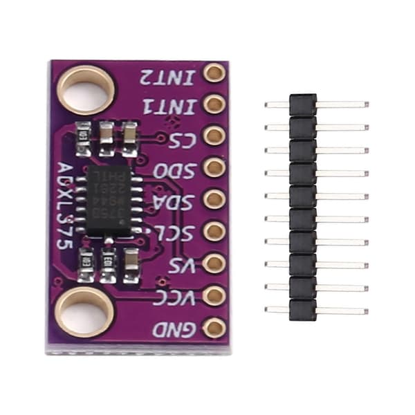 ADXL375 High-G 3-akset accelerometer breakout, ±200g måling, I2C/SPI, til stødpåvisning, vibrationstest