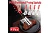 4 Pcs Stainless Steel Steak Clips Spatula Multifunctional Kitchen Utensils